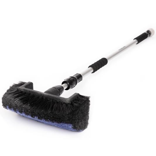 extendable cleaning brush on a white background