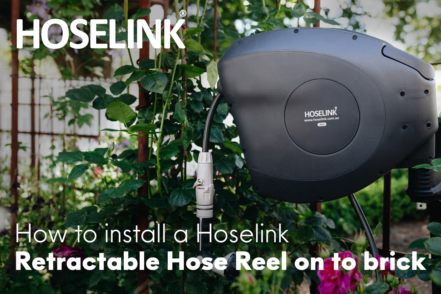Hoselink Retractable Hose Reel Weatherboard Installation - Australia 