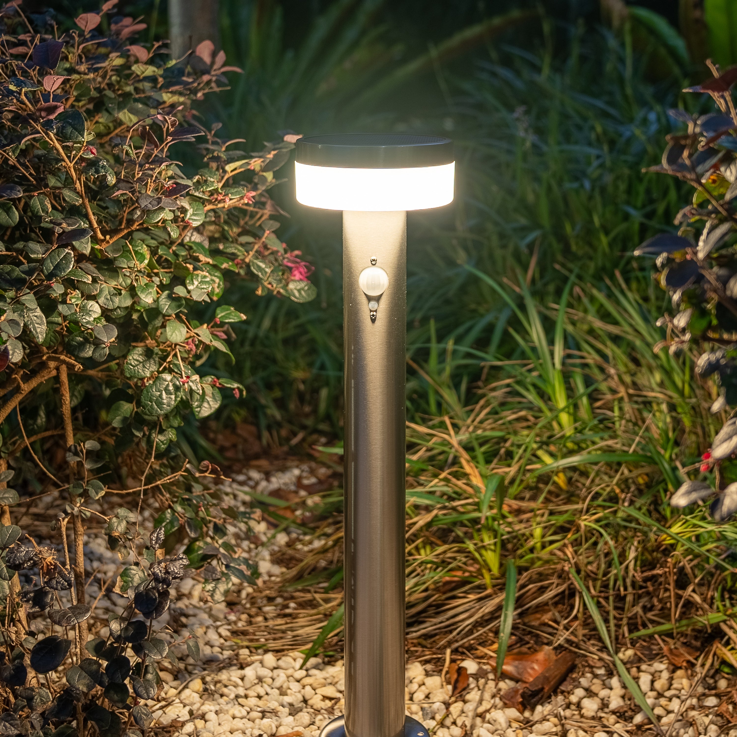 Solar bollard shop lights outdoor