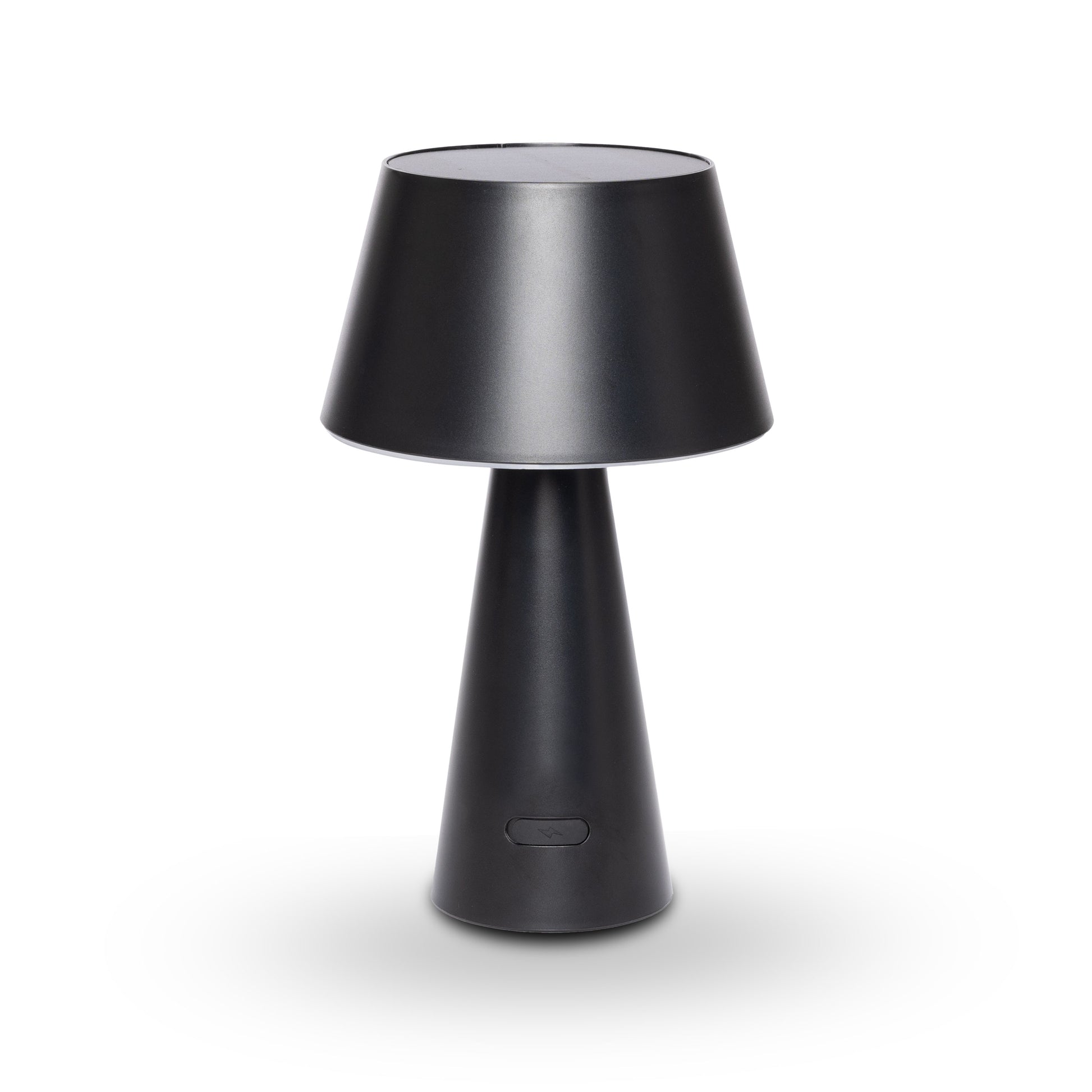 black outdoor table lantern on a white background