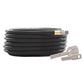 charcoal evolve replacement 20m hose and safety keys on a white background