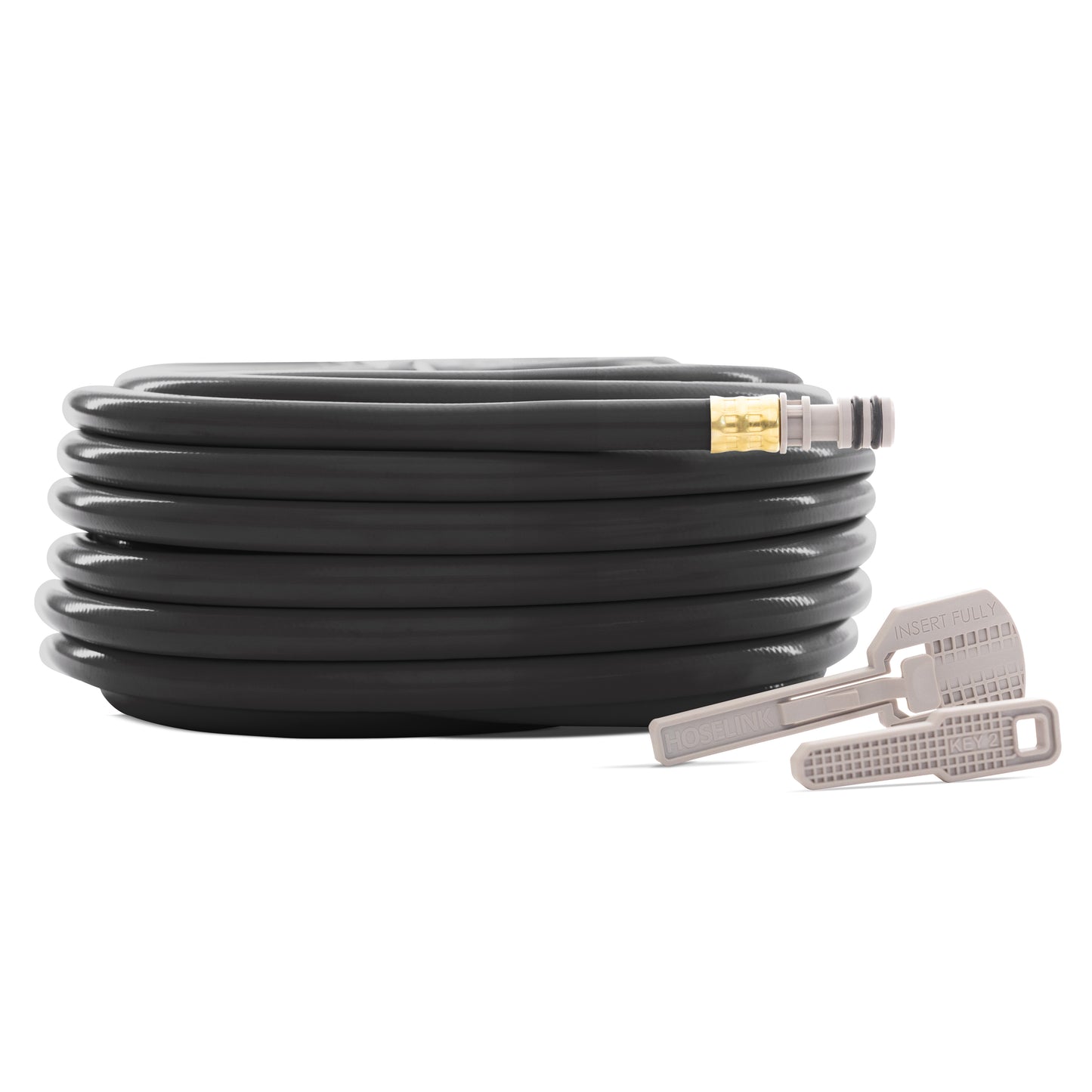 charcoal evolve replacement 20m hose and safety keys on a white background