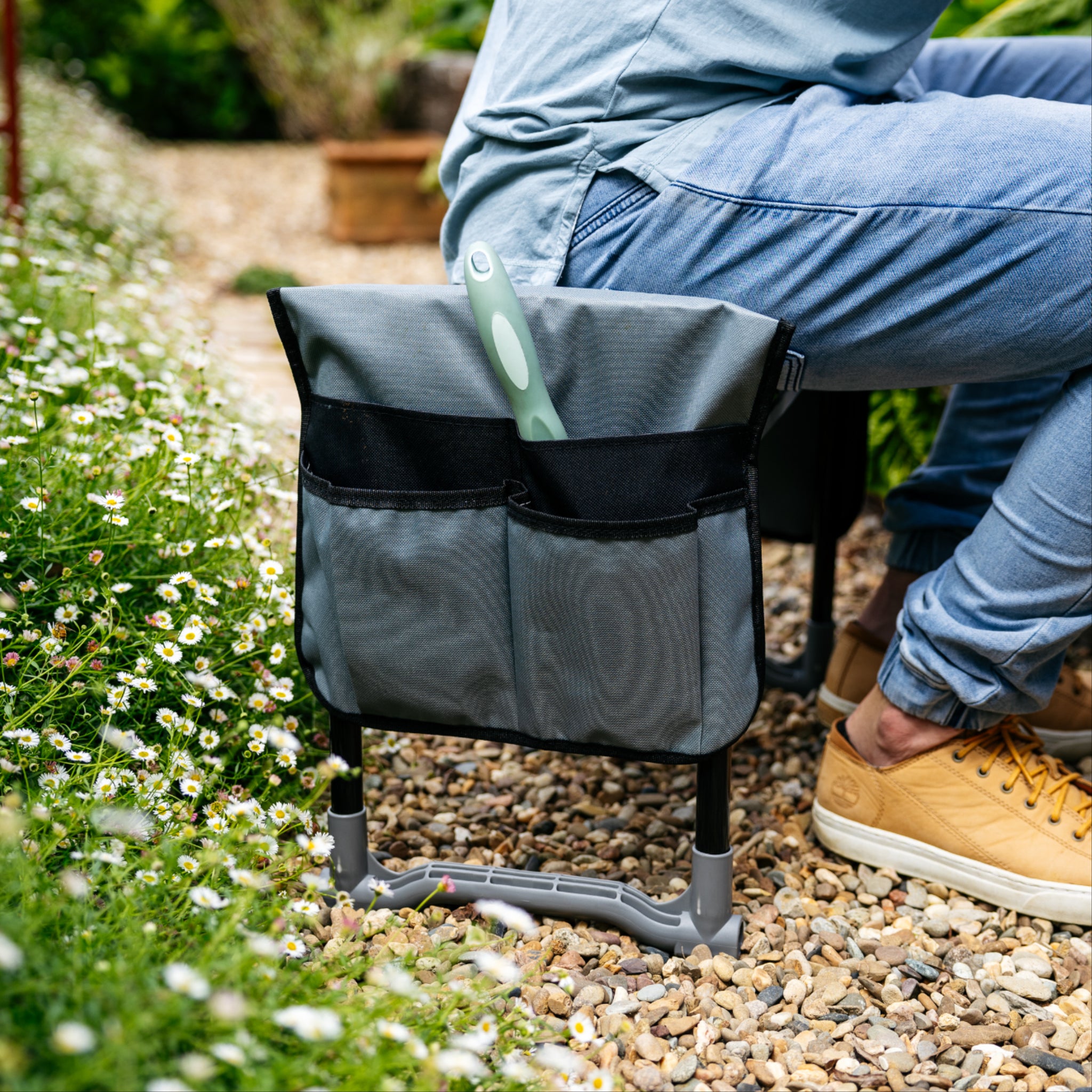 Garden Kneeler Seat | Foldable | Hoselink