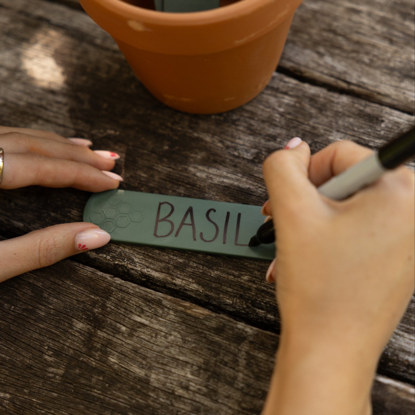 Recycled Plastic Plant Labels & Marker Pen Pack