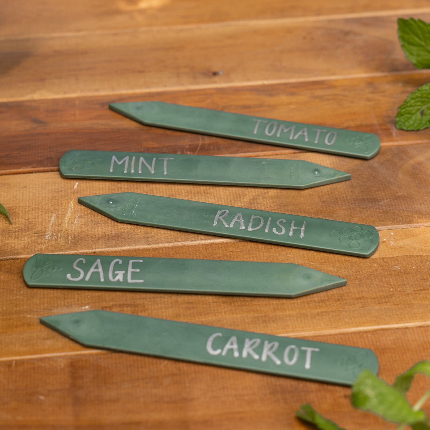 Recycled Plastic Plant Labels | Sage | 5 pack