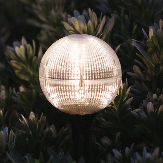 Decorative Solar Globe Path Lights | 52LED RADIANCE | Hoselink