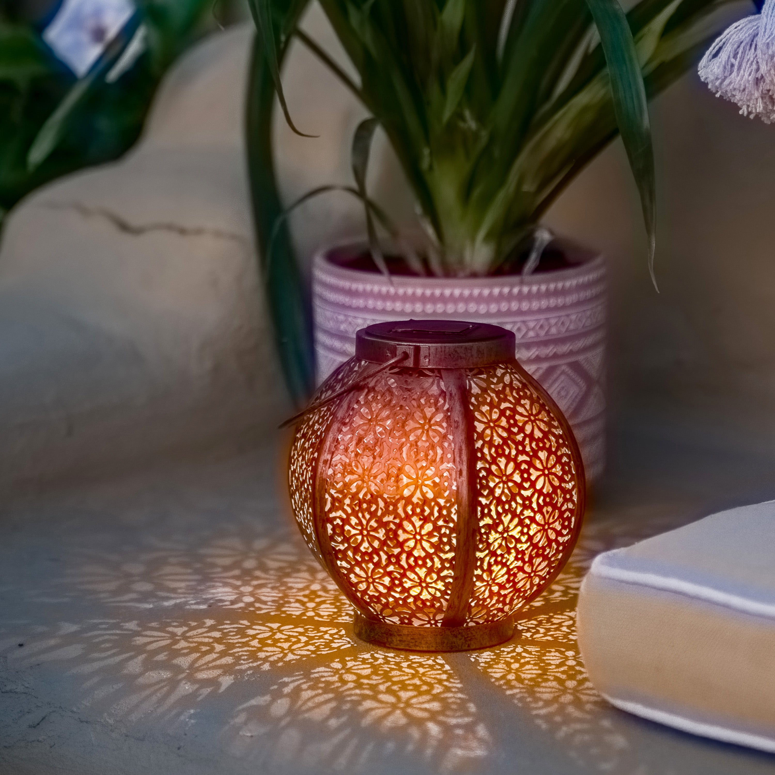 White outdoor on sale solar lanterns