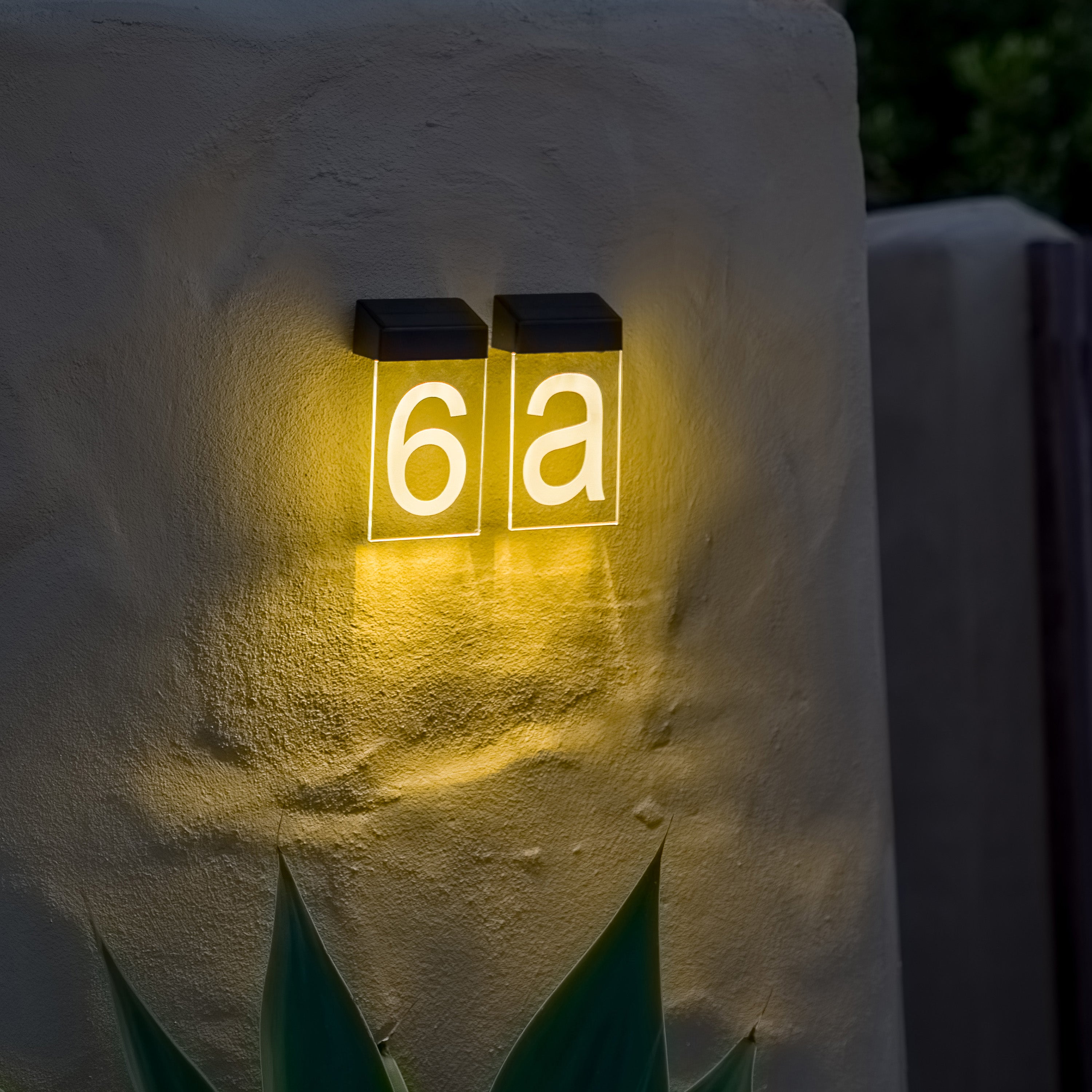 Luminous door best sale numbers