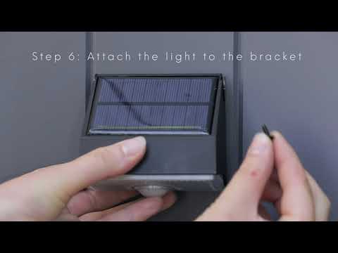 Solar powered motion sensor deals light with camera